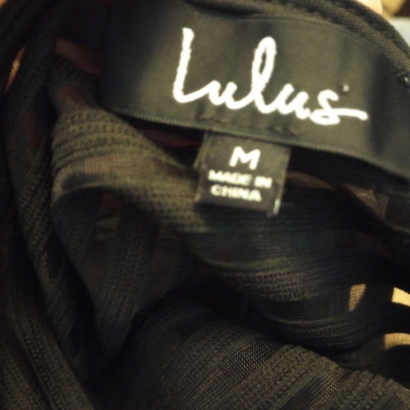 Lulus Perfect Mesh Bodycon Dress Size Medium - Picture 7 of 10